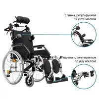 Кресло - коляска Comfort 400 UU (ДЦП) ОРТОНИКА